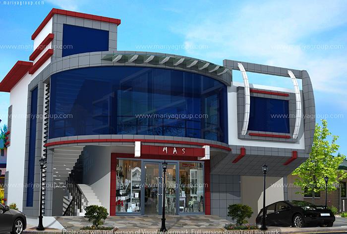 Commercial building by mariya Group