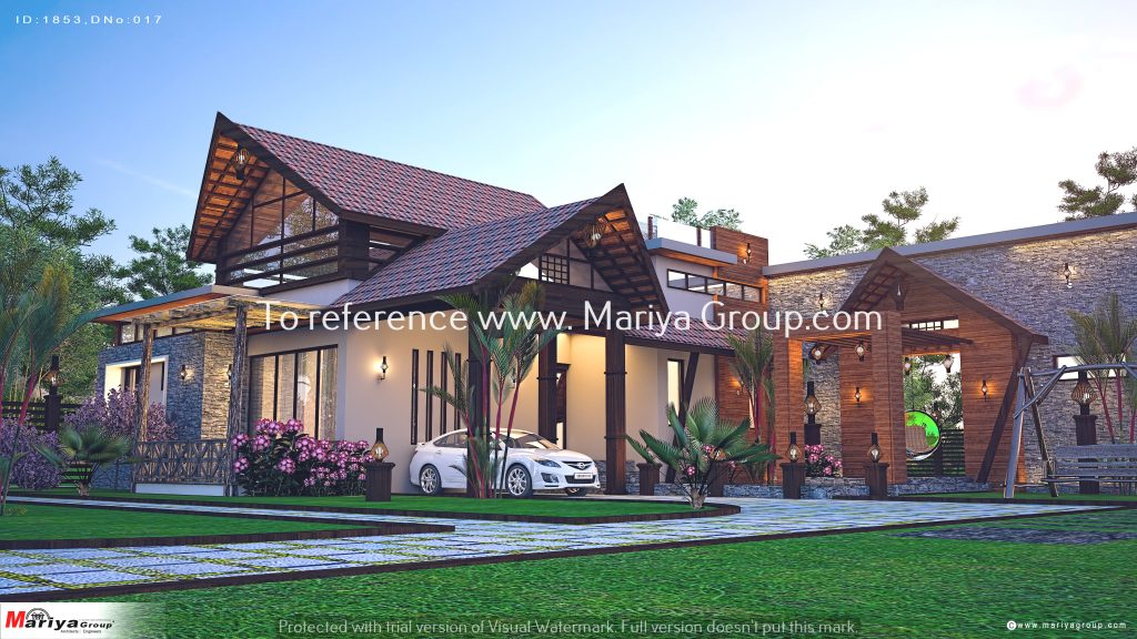 Architecture for monsoon home design