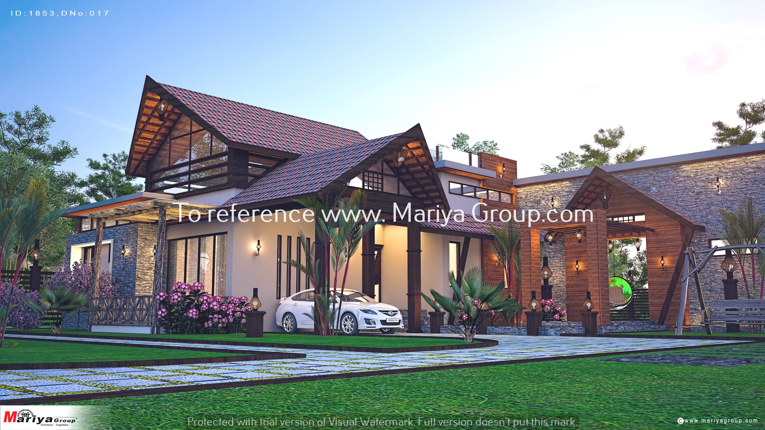 Architecture for monsoon home design