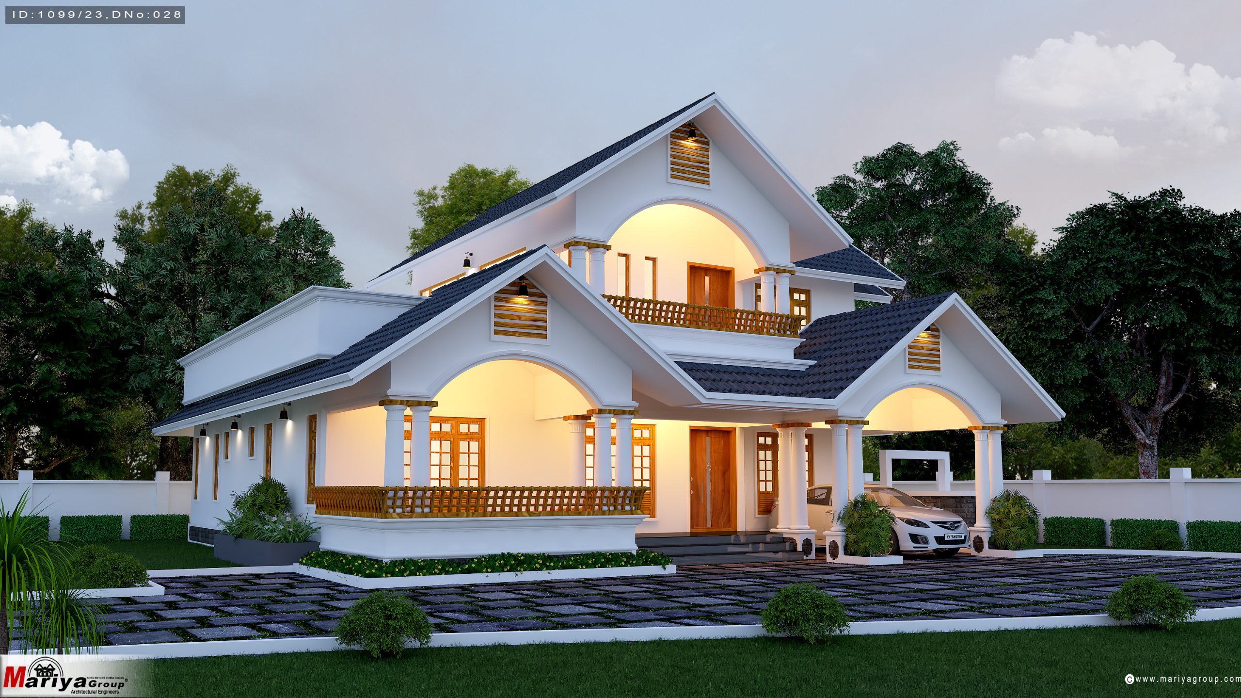 Small plot house design